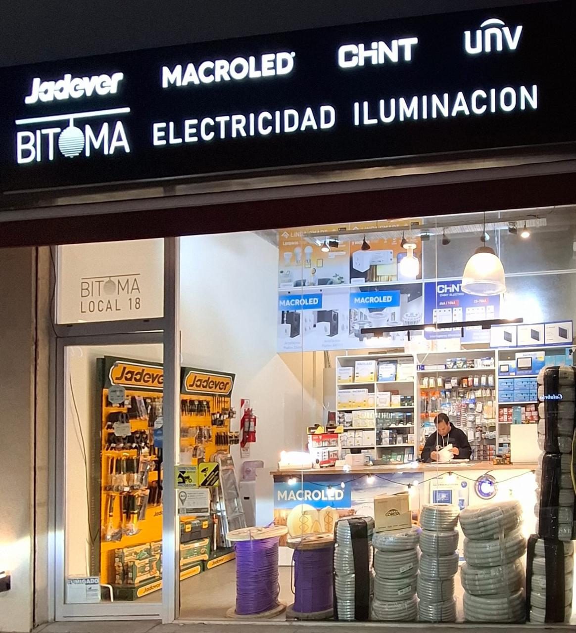 Cartel frontal luminoso Bitoma